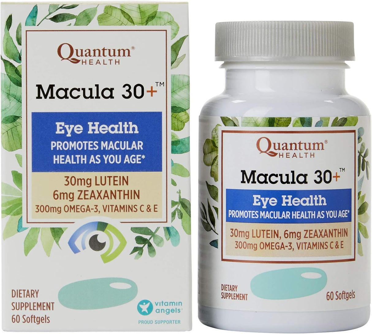 Suplemento Macula 30+ de la retina a medida que envejeces