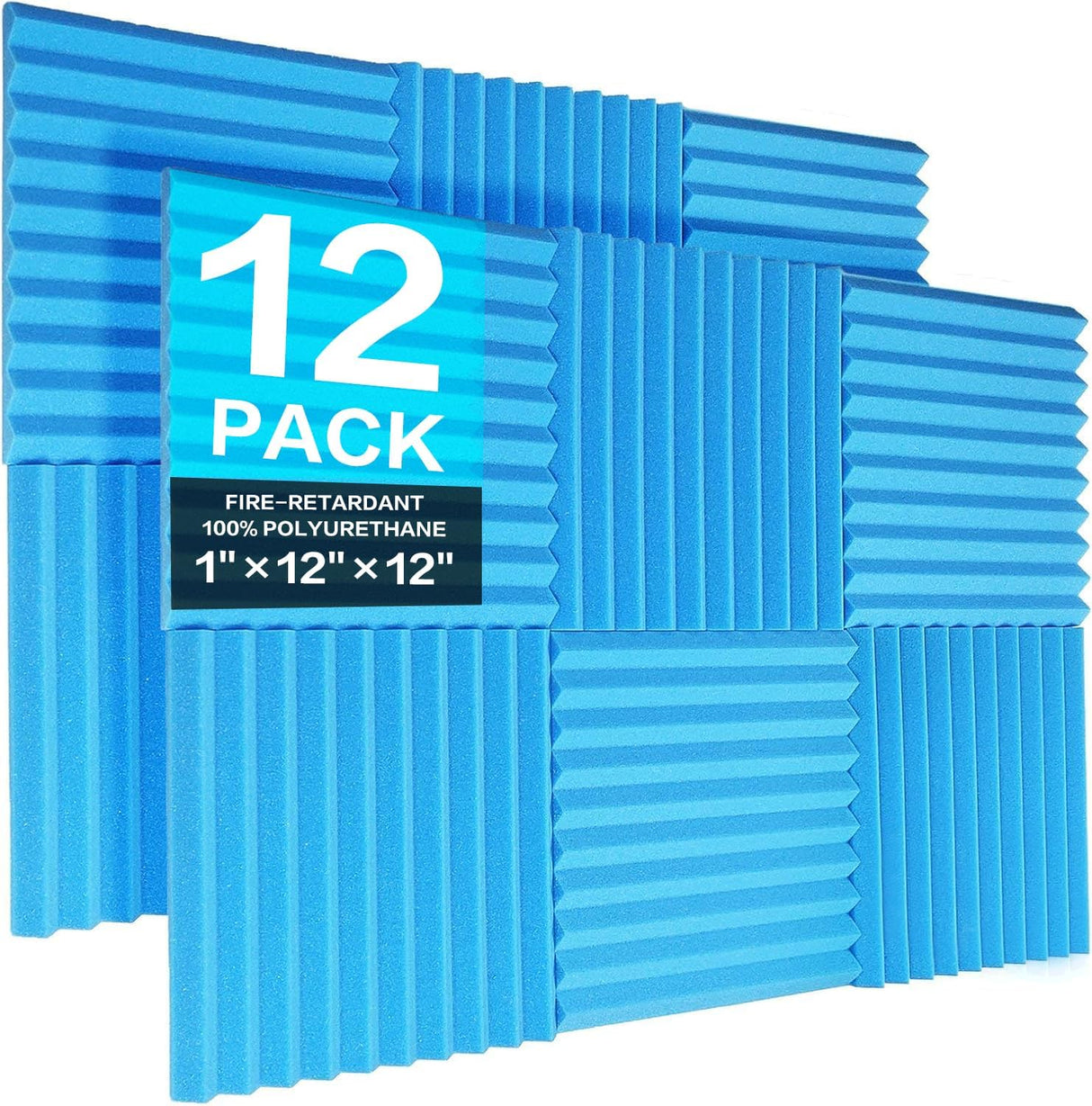 Paneles Acústicos JBER 12 Pack, 1 X 12 X 12, Aislantes