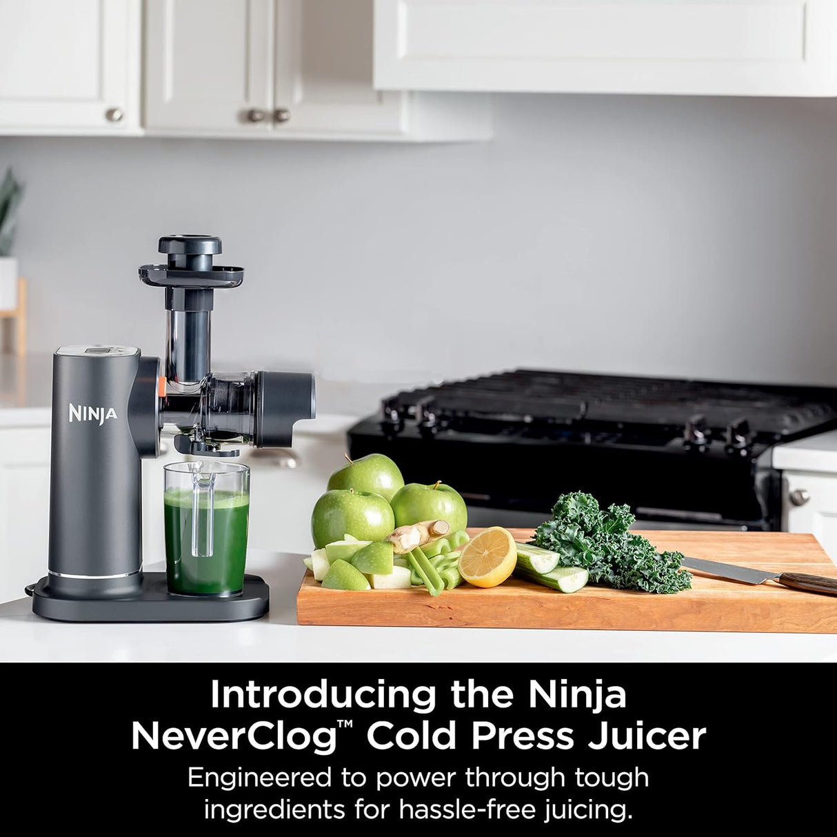 Extractor de jugos Ninja, prensado en frío, modelo JC151