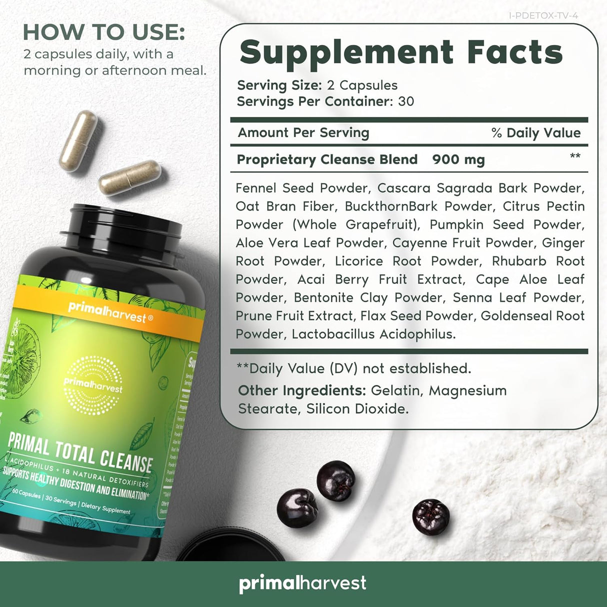 Limpieza de desintoxicación de cuerpo completo