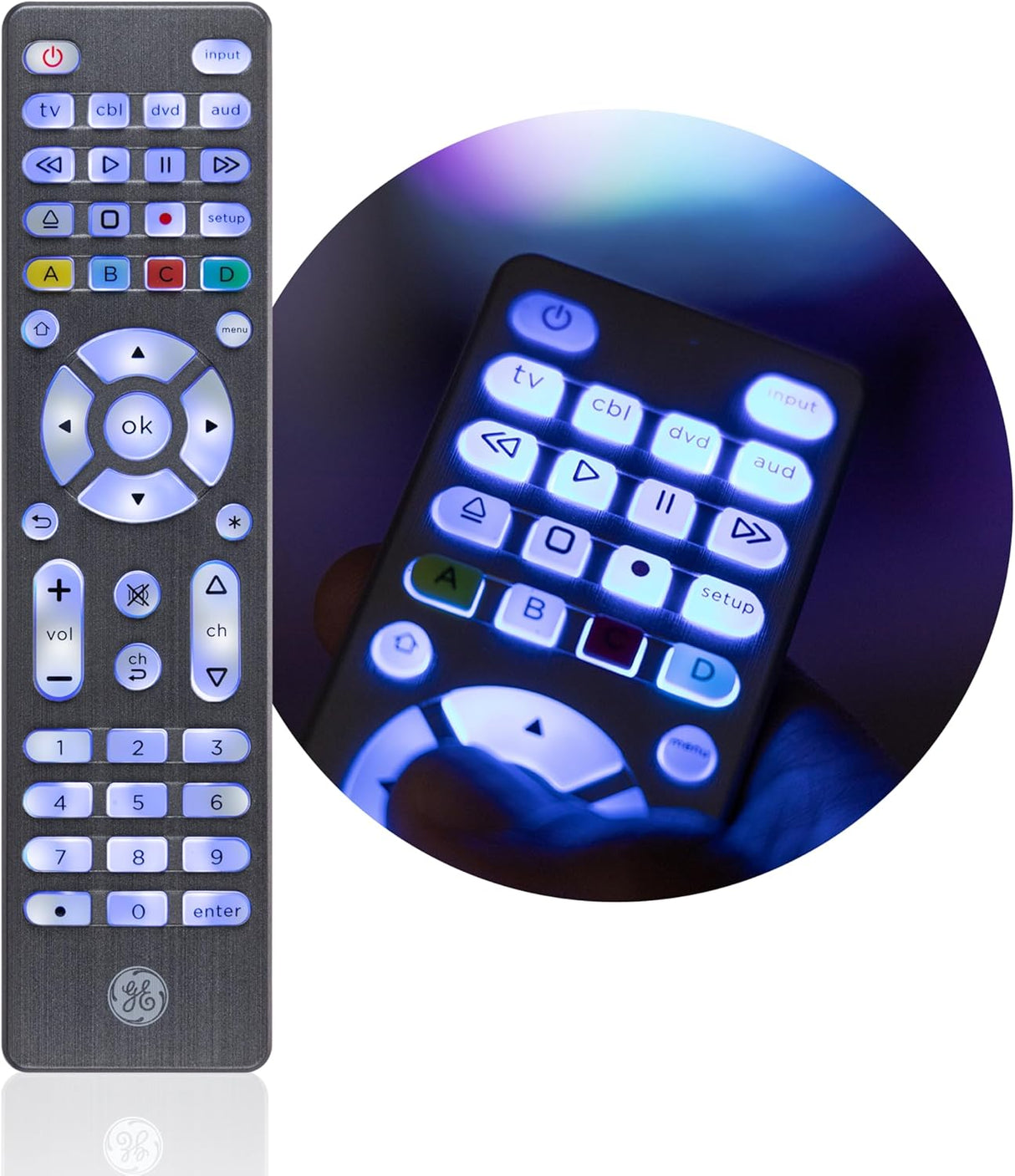 Control Remoto GE para TV Samsung, 4 Dispositivos, 48848