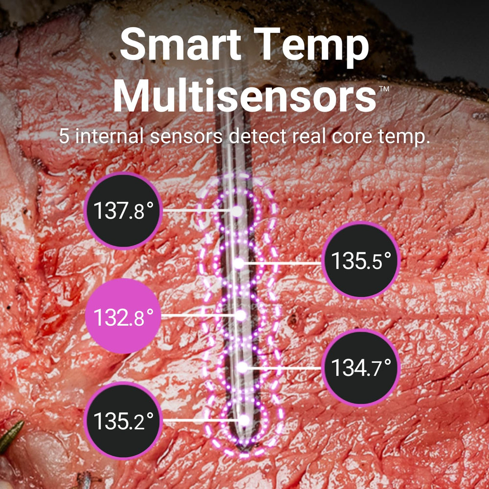 Termómetro de carne inalámbrico MEATER Pro | 1000°F, Bluetooth