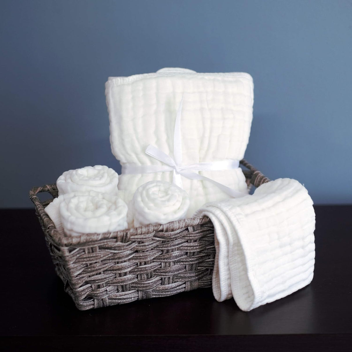 Paquete de 10 Baberos de muselina para eructos 100% algodón