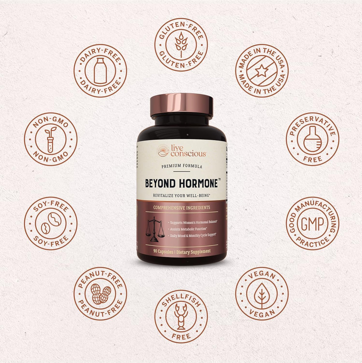 Suplemento Hormona Holistic mio-inositol y D-quiro-inositol