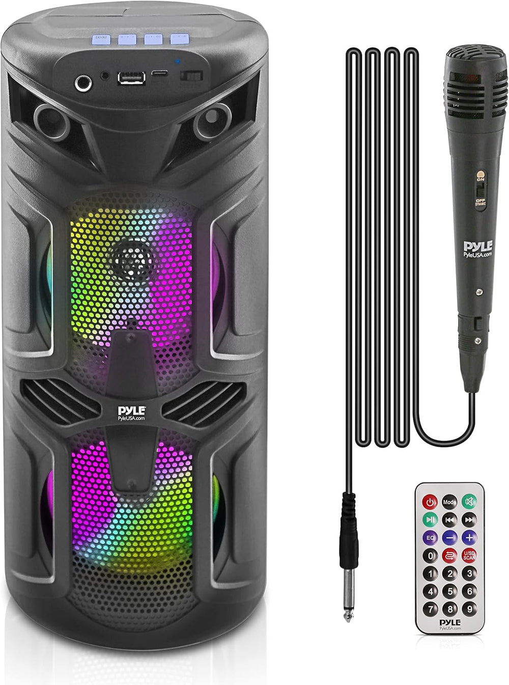 Altavoz PA portátil Bluetooth de 200 W PYLE-PRO PPHP2416B