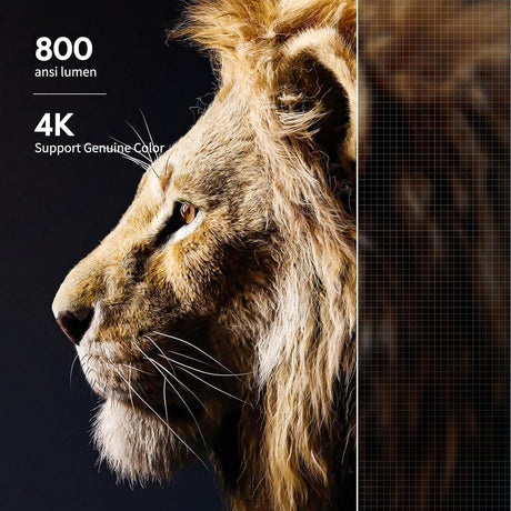 Proyector GooDee 4K WiFi Bluetooth, Mini FHD 1080P, YG600 Plus