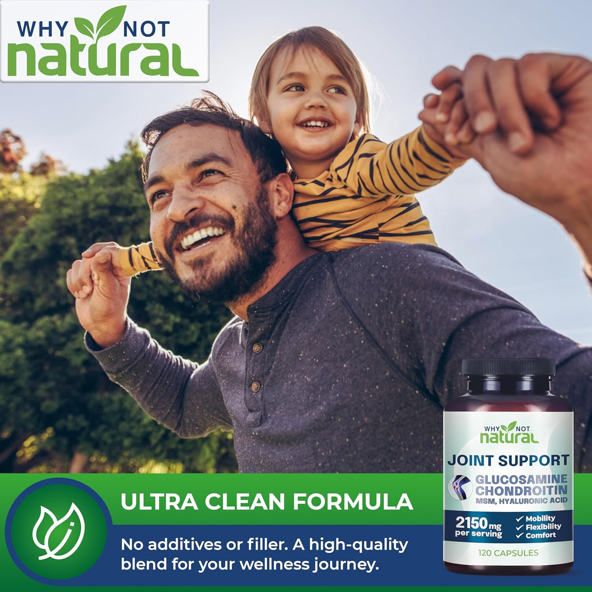 Suplemento Articular Natural - Why Not - Glucosamina y MSM