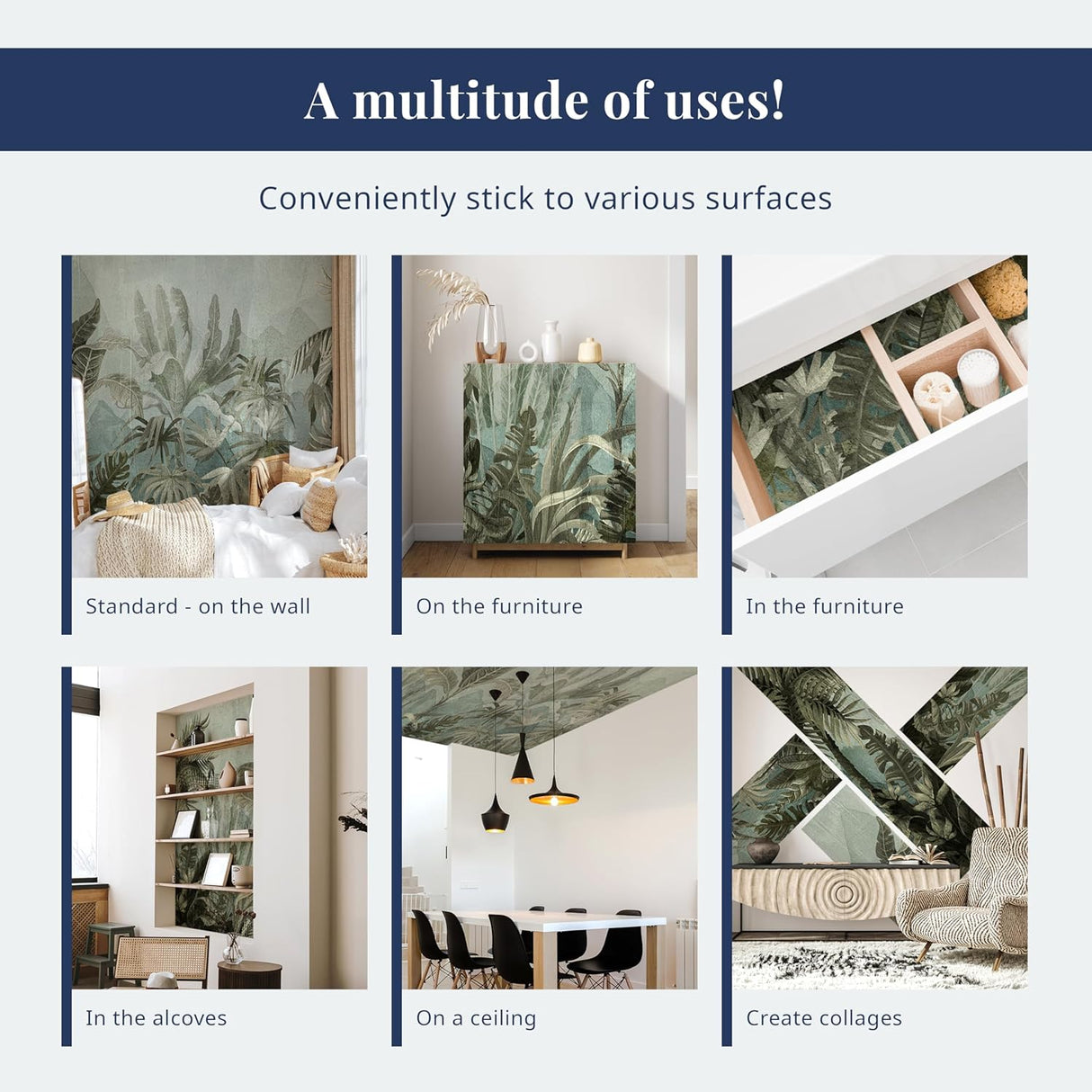 Mural Autoadhesivo Artgeist Bosque 116x83 in c-B-0241-a-a