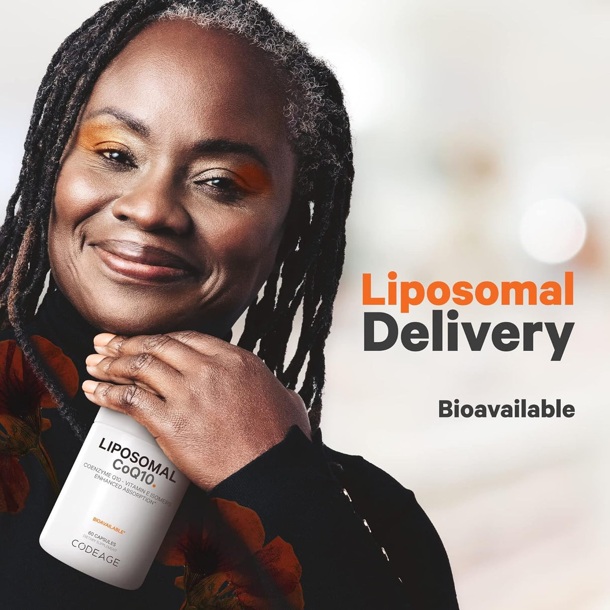 Suplemento liposomal CoQ10 Isómeros de vitamina E 125 mg