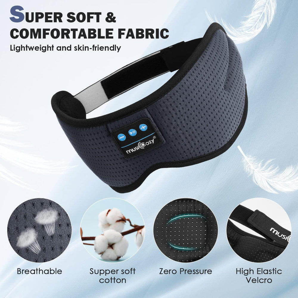 Auriculares Bluetooth para dormir MUSICOZY con ruido blanco 3D