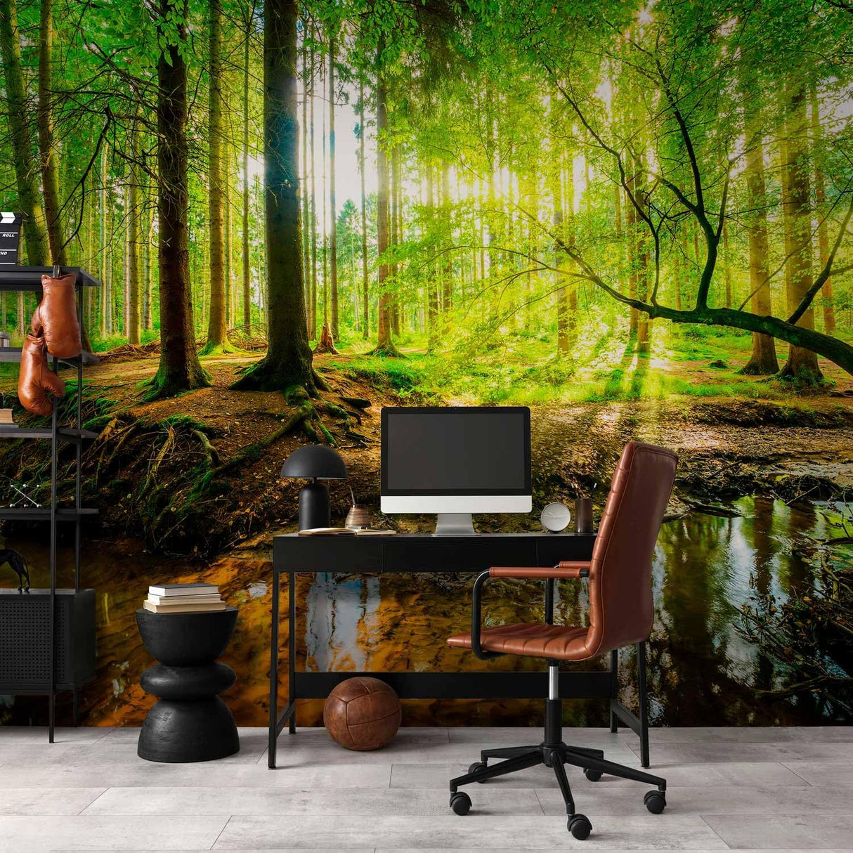 Mural Autoadhesivo Artgeist Bosque 116x83 in c-B-0241-a-a