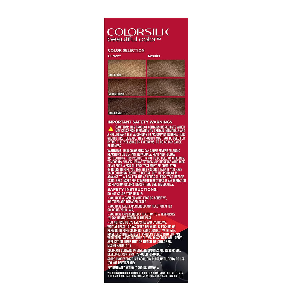 Tinte permanente para cabello marrón ceniza claro 050