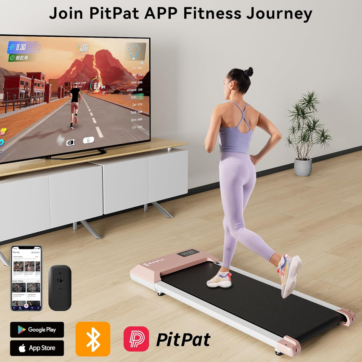 Caminadora Superun, Treadmill portátil, 200-300 lbs, Mini modelo