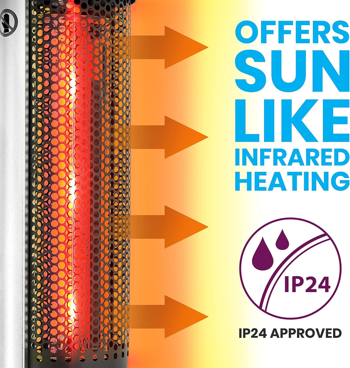 Calentador de espacio eléctrico SereneLife SLOHT44