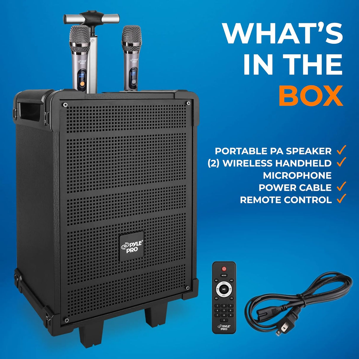 Parlantes Portátiles con Bluetooth PYLE-PRO PWMA899A