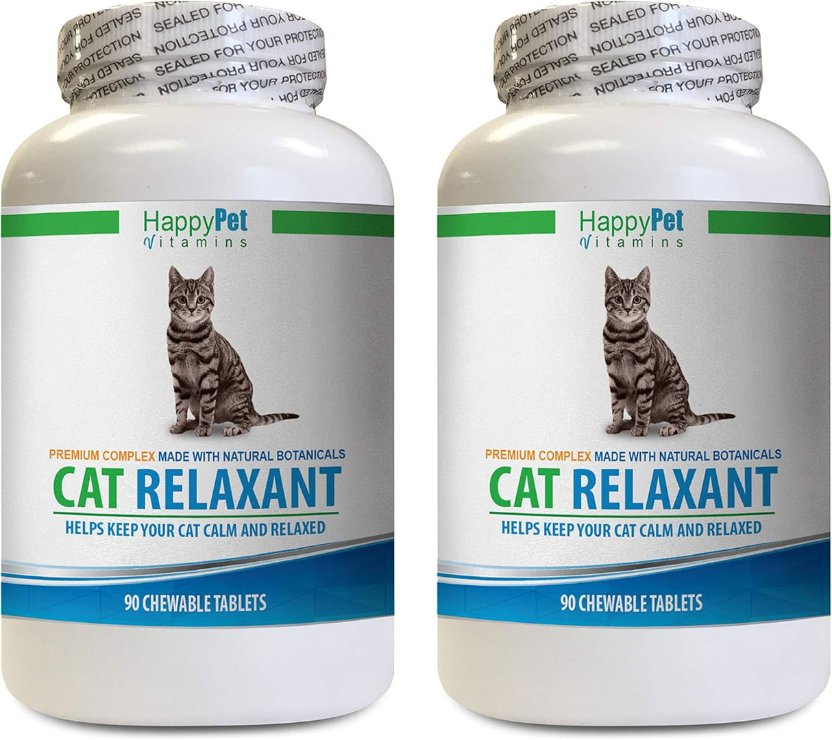 Calmante natural pra gatos HAPPY PET VITAMINS LLC 2 botellas