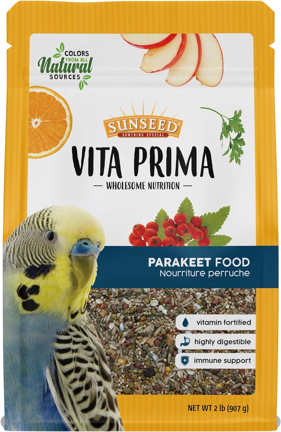 Alimento para aves de nutrición saludable 2 libras