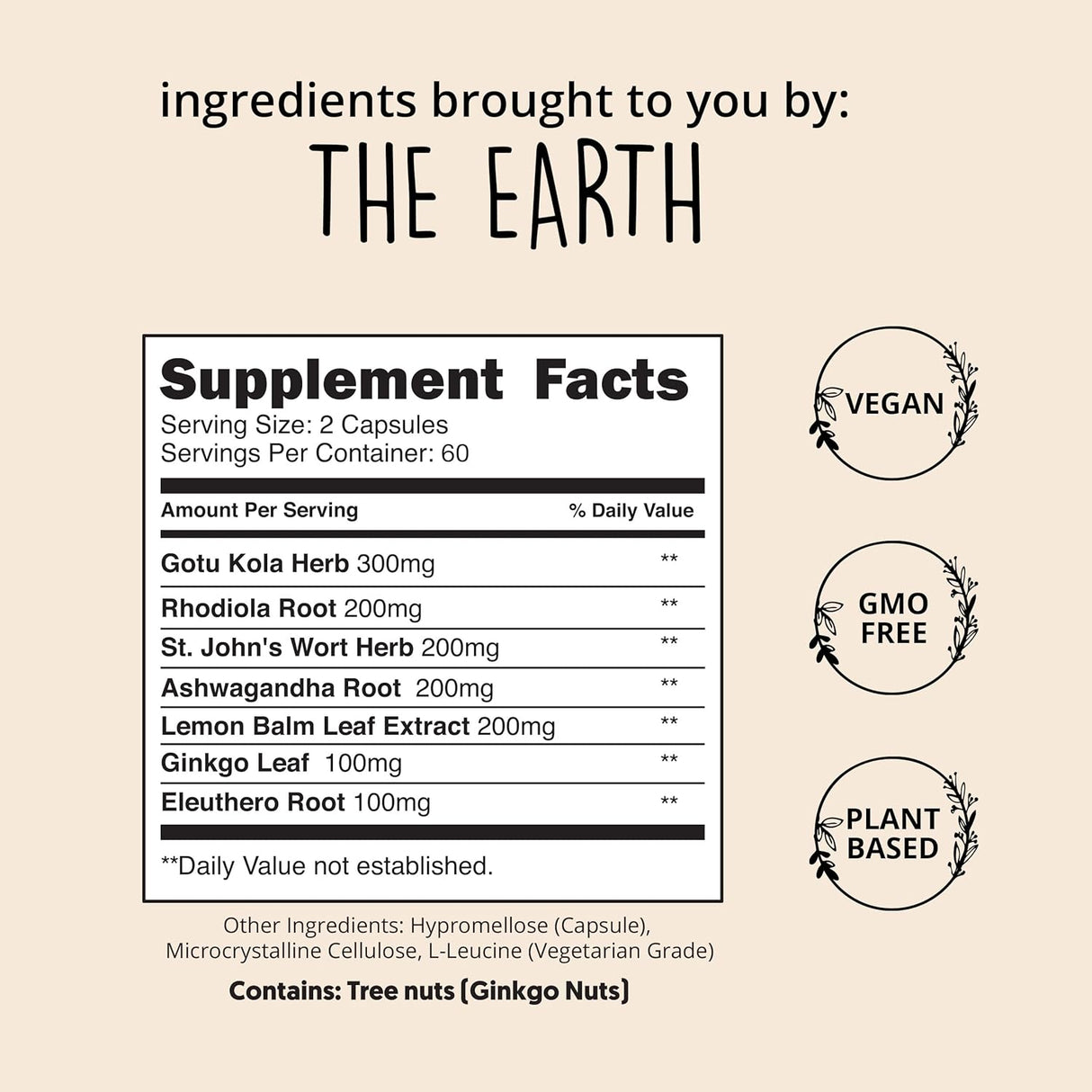 Suplemento de Ánimo Joy-Filled, 120 cápsulas, Herbal