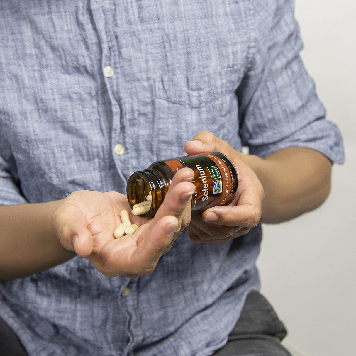 Suplementos Alimenticios de selenio apoyo de tiroides