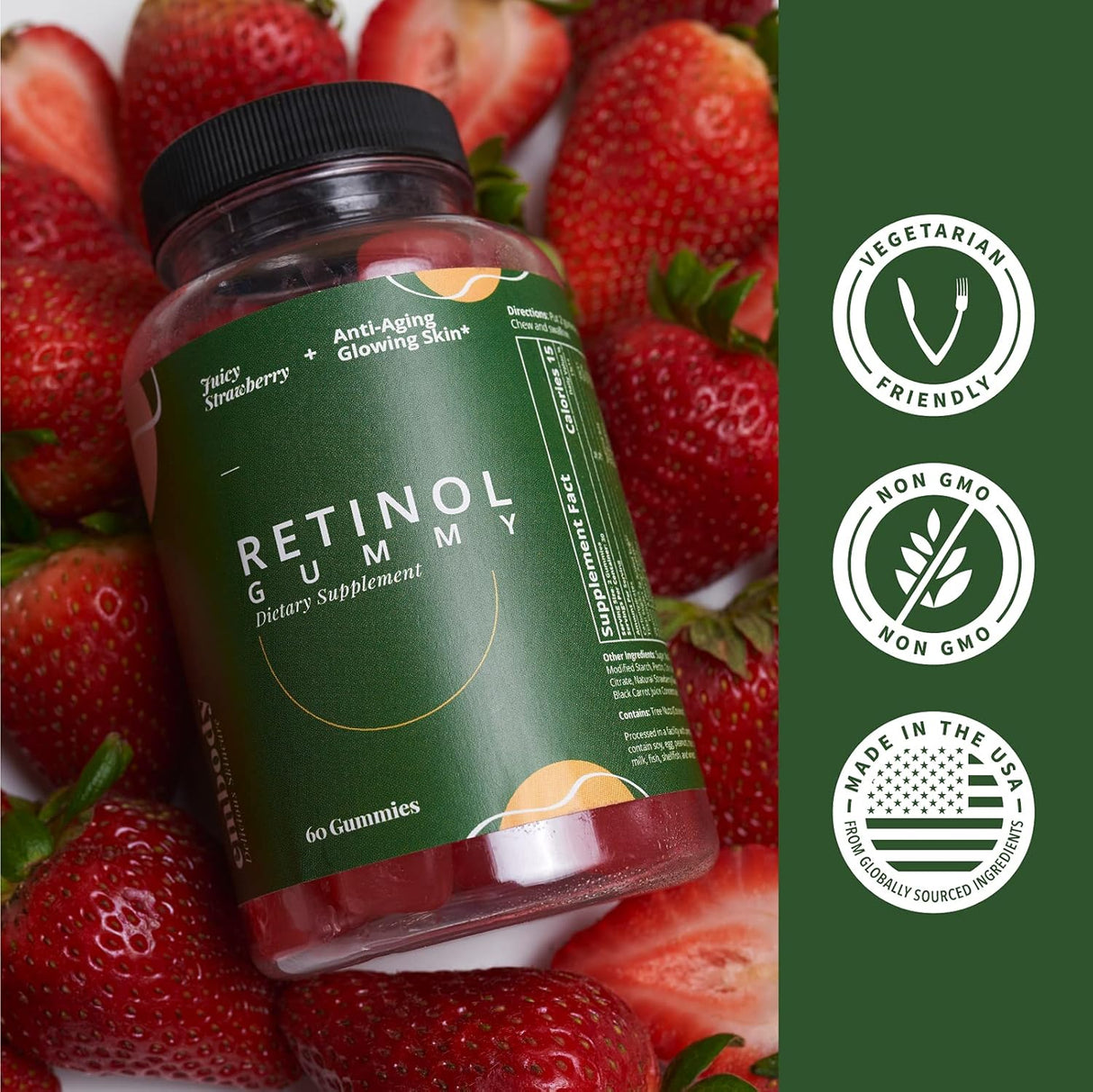 Suplementos Alimenticios de retinol multivitamínico