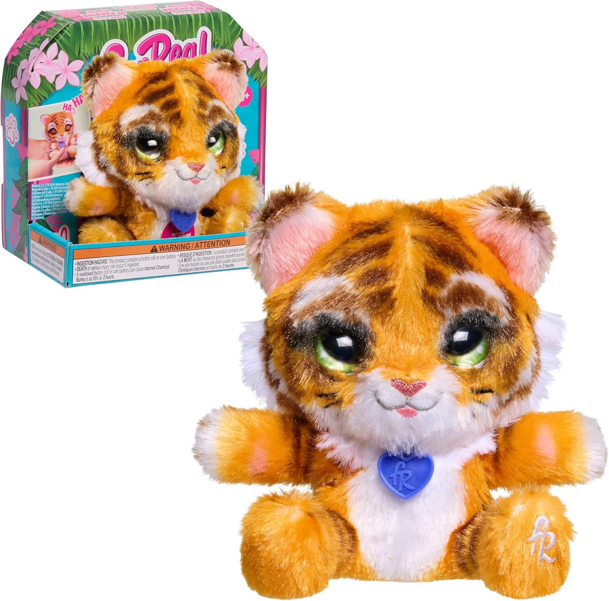 Juguete interactivo tigre furReal My Minis, 4.5 pulgadas