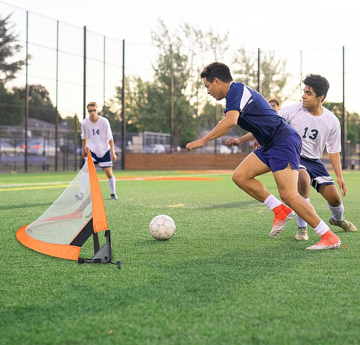 WIn SPORTS Soccer Goal Pro 2 redes de fútbol portátiles