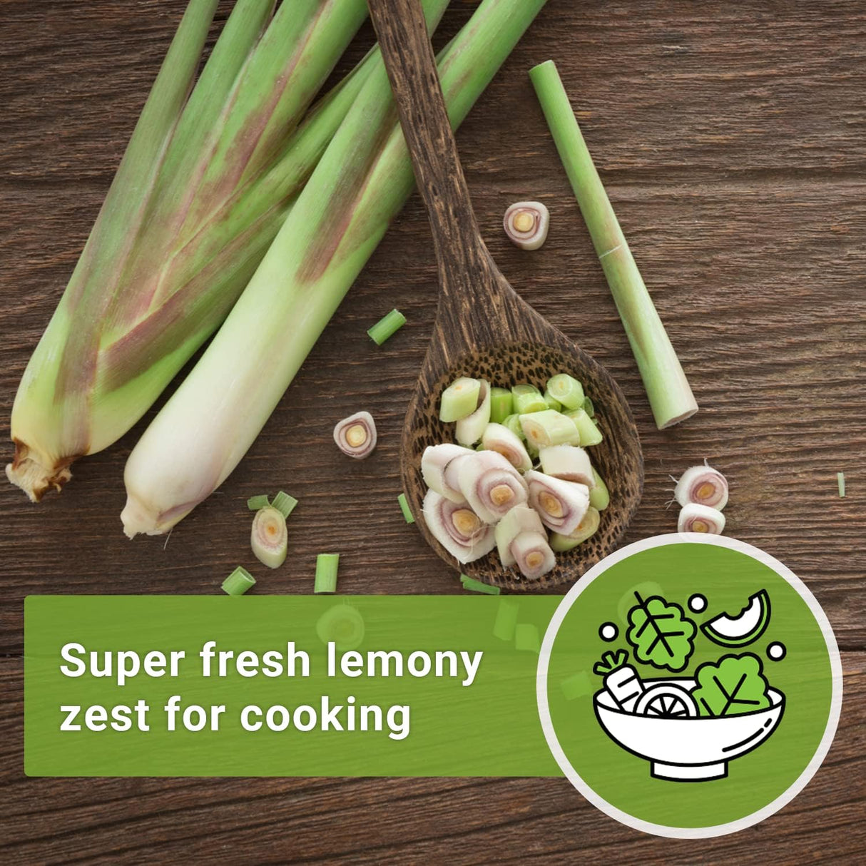 Semillas de Lemongrass - Sow Right Seeds - No GMO, Heirloom