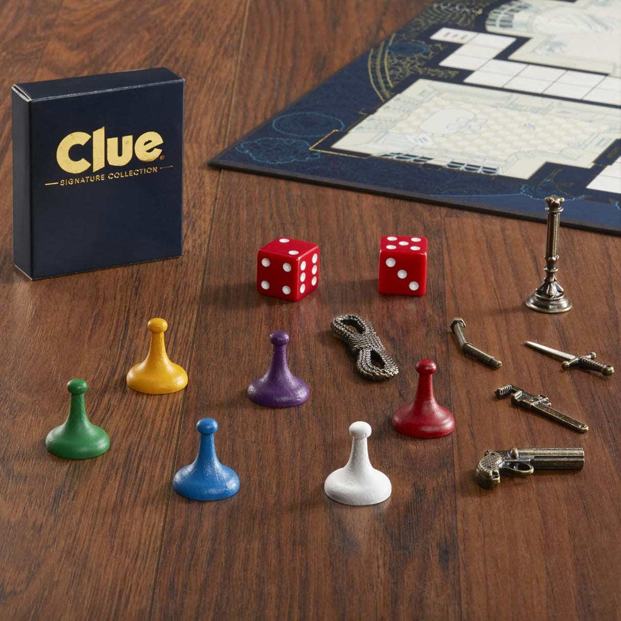 Juego de Mesa Clue, Hasbro Gaming, Colección Premium, 2-6 Jugadores
