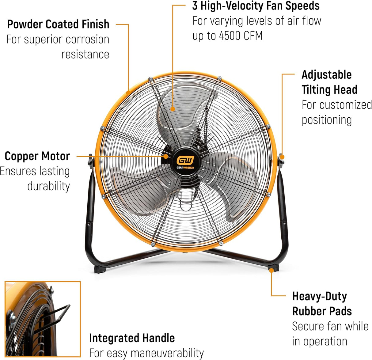 Ventilador de Taller 20 3 Velocidades GEARWRENCH GWSFAN20