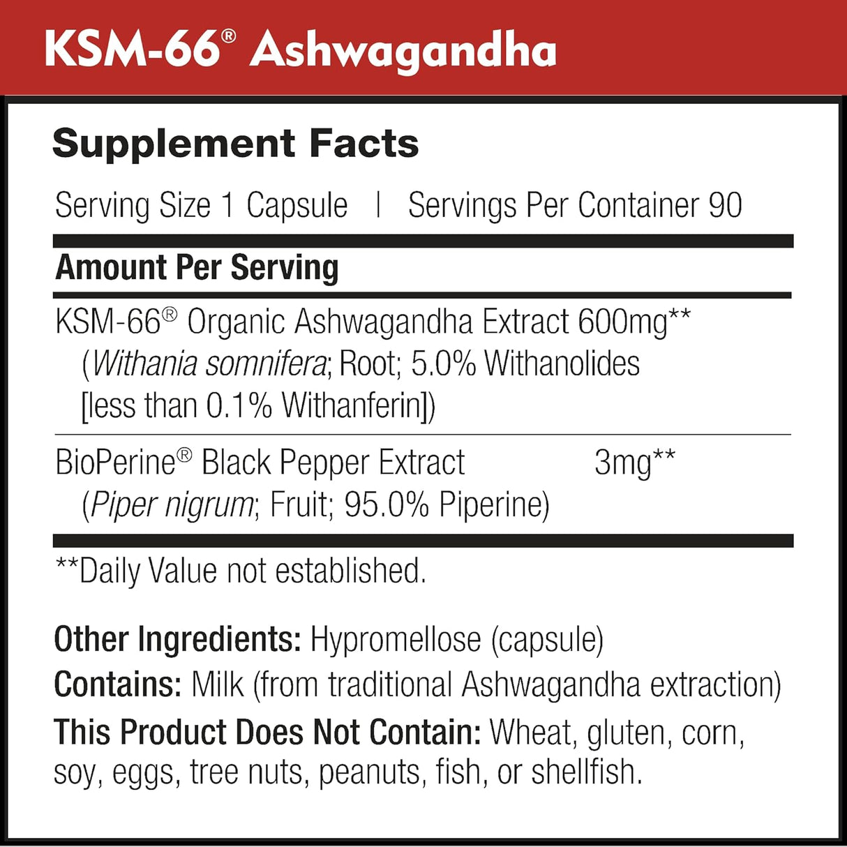 Suplementos Alimenticios Ashwagandha Extracto de raíz 600 mg