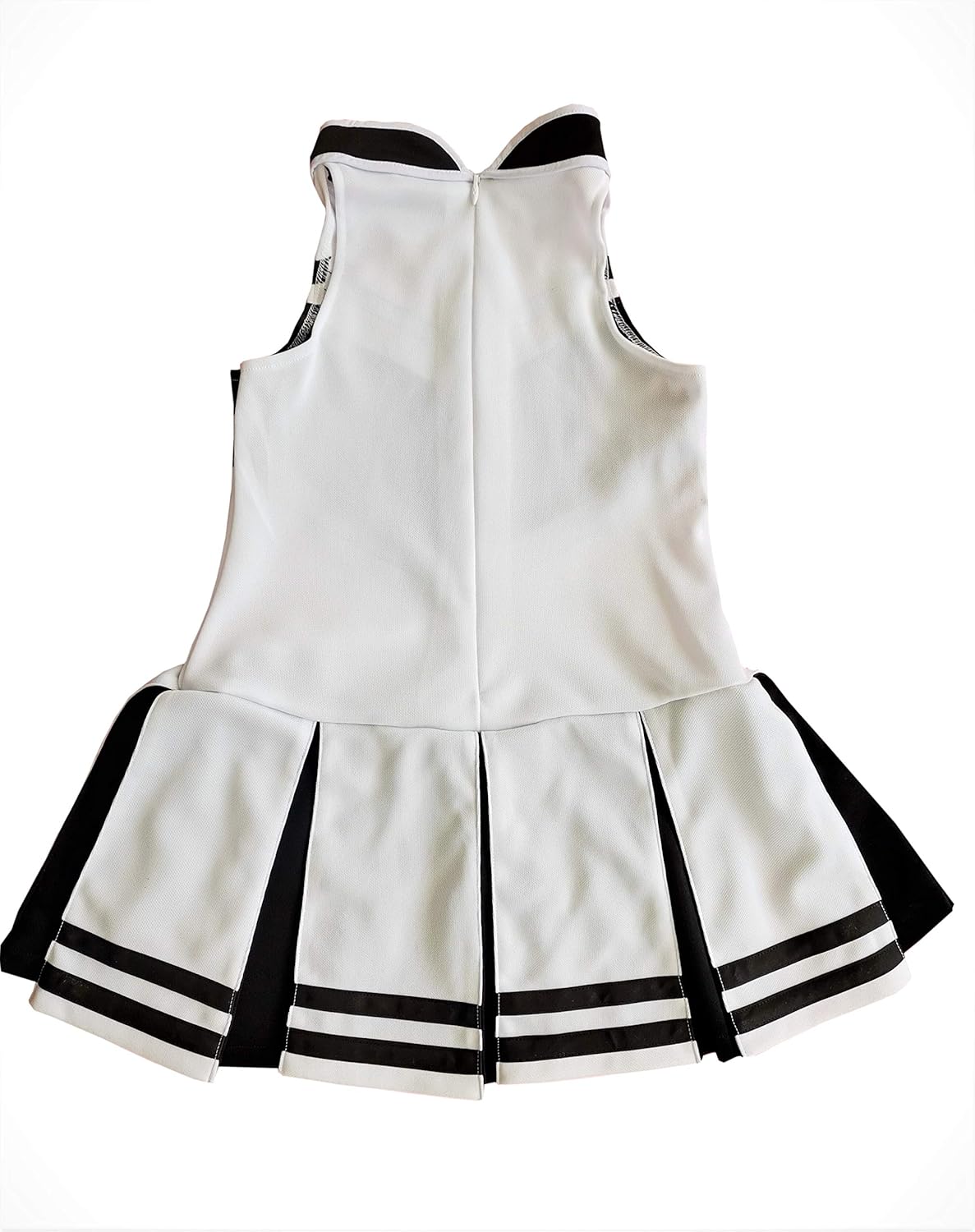 Disfraces de animadora para niñas talla XXL blanco y negro