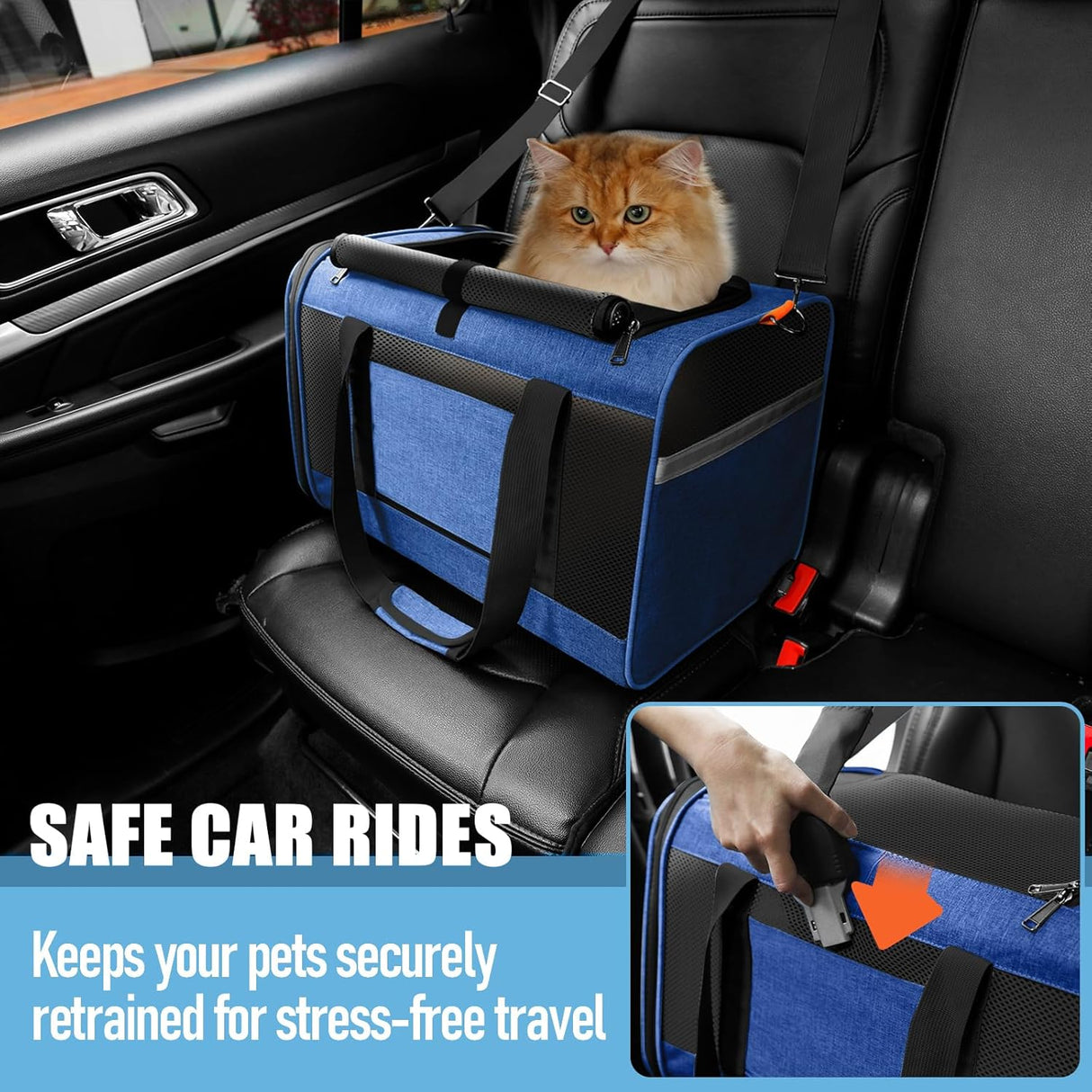 Transportín suave para gatos y perros pequeños, Yorkie, modelo 20lbs