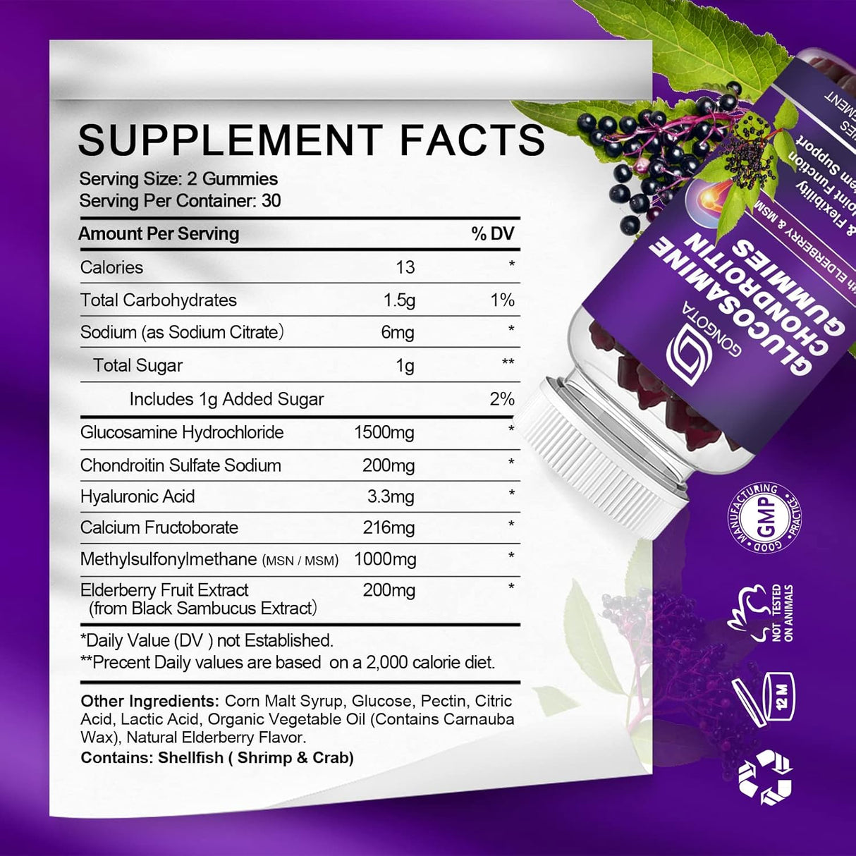 Suplementos de condroitina de glucosamina extra fuerte