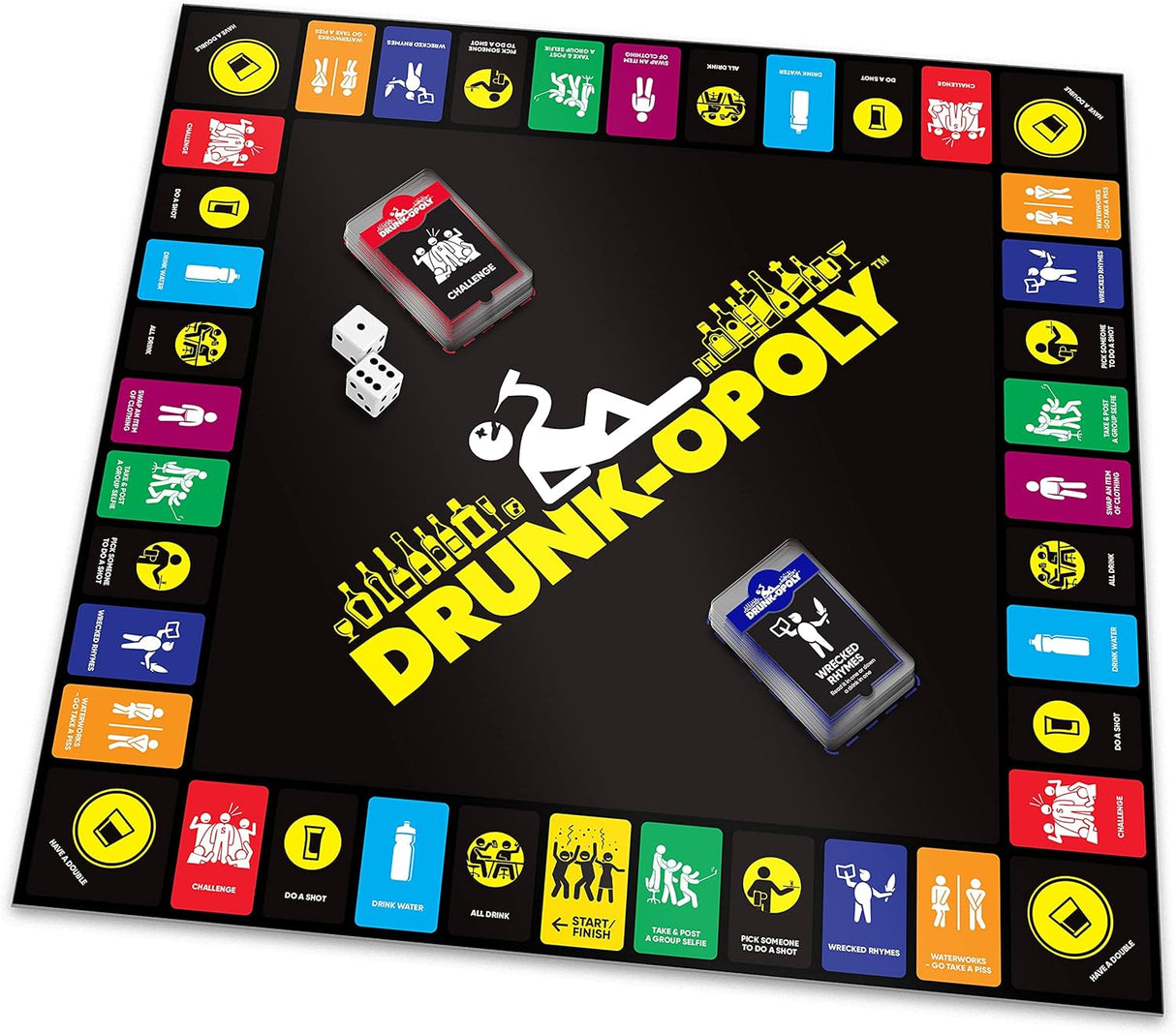 Juego de Mesa Drunk-opoly de Imagination Gaming: Retos Divertidos