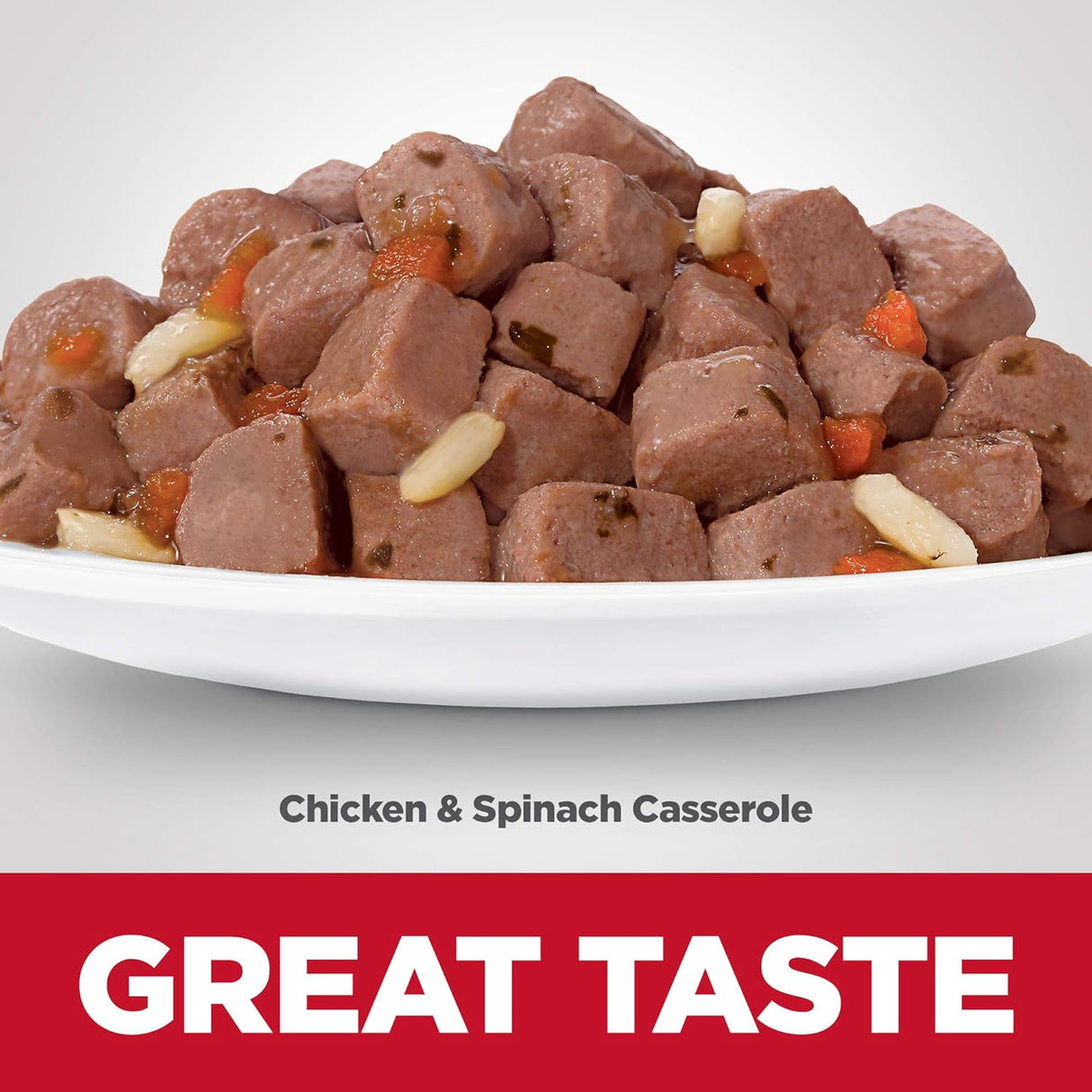 Alimento húmedo para gatos adultos pollo y espinacas