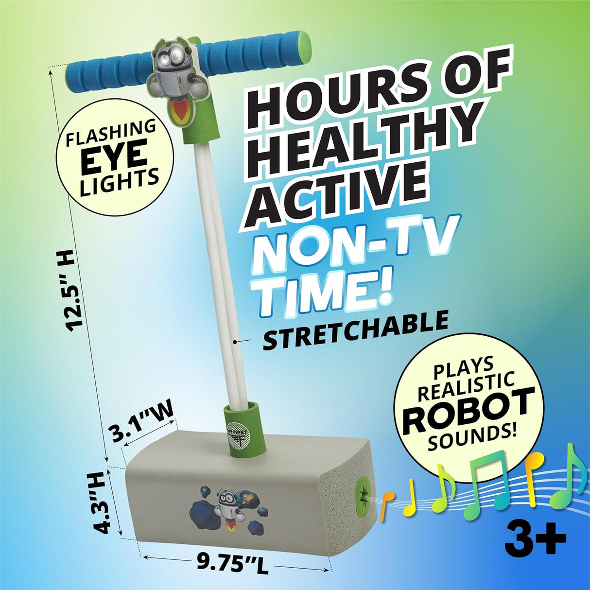 Pogo Jumper para Niños Flybar, Espuma, Seguro y Divertido