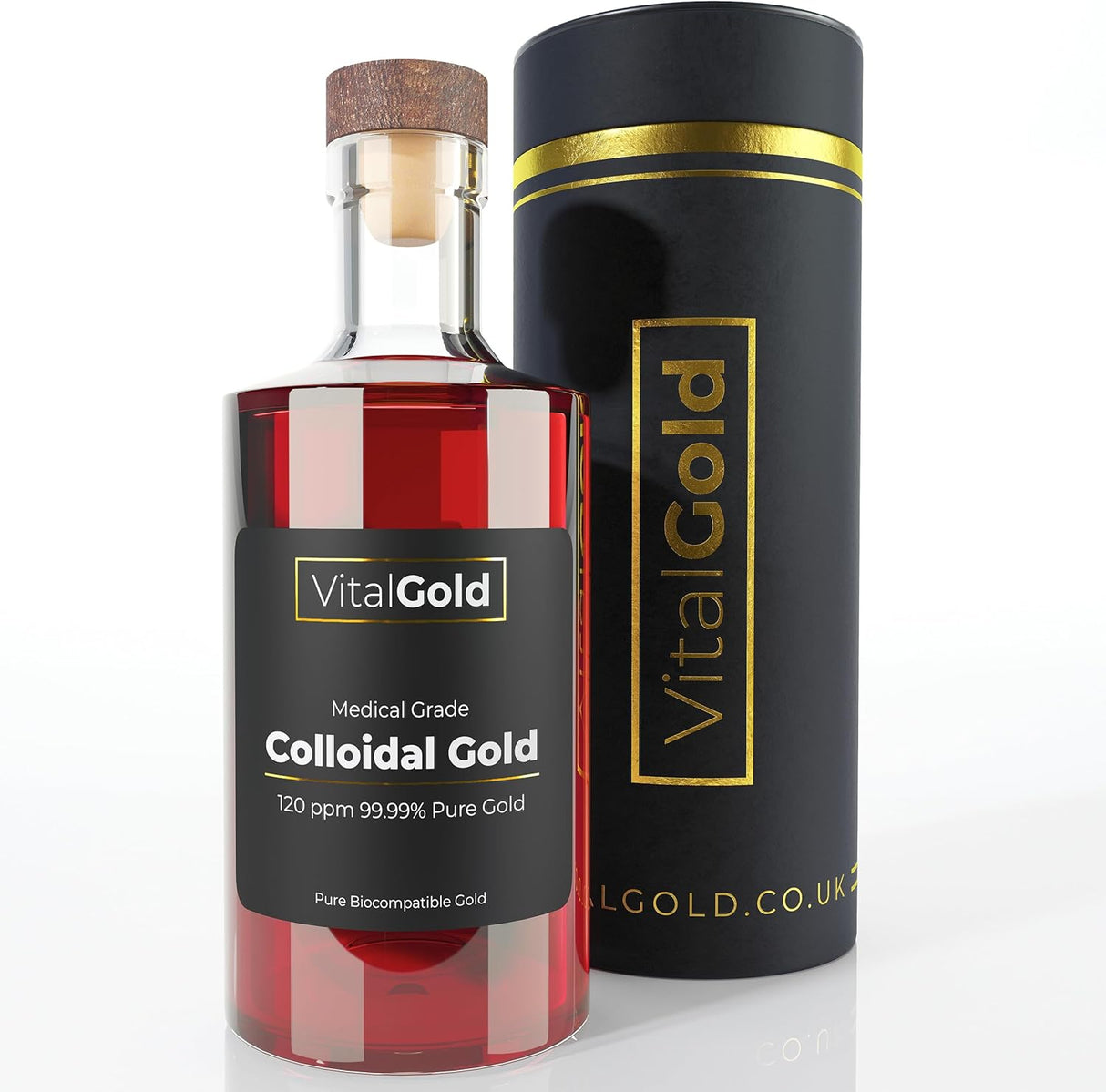 Suplemento de Oro Coloidal 120 PPM - 500ml Ultra Fuerte