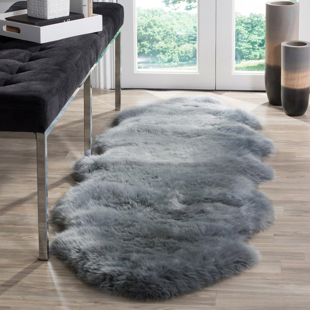 Alfombra Runner de Piel de Oveja, SAFAVIEH, Hecha a Mano, SHS121B