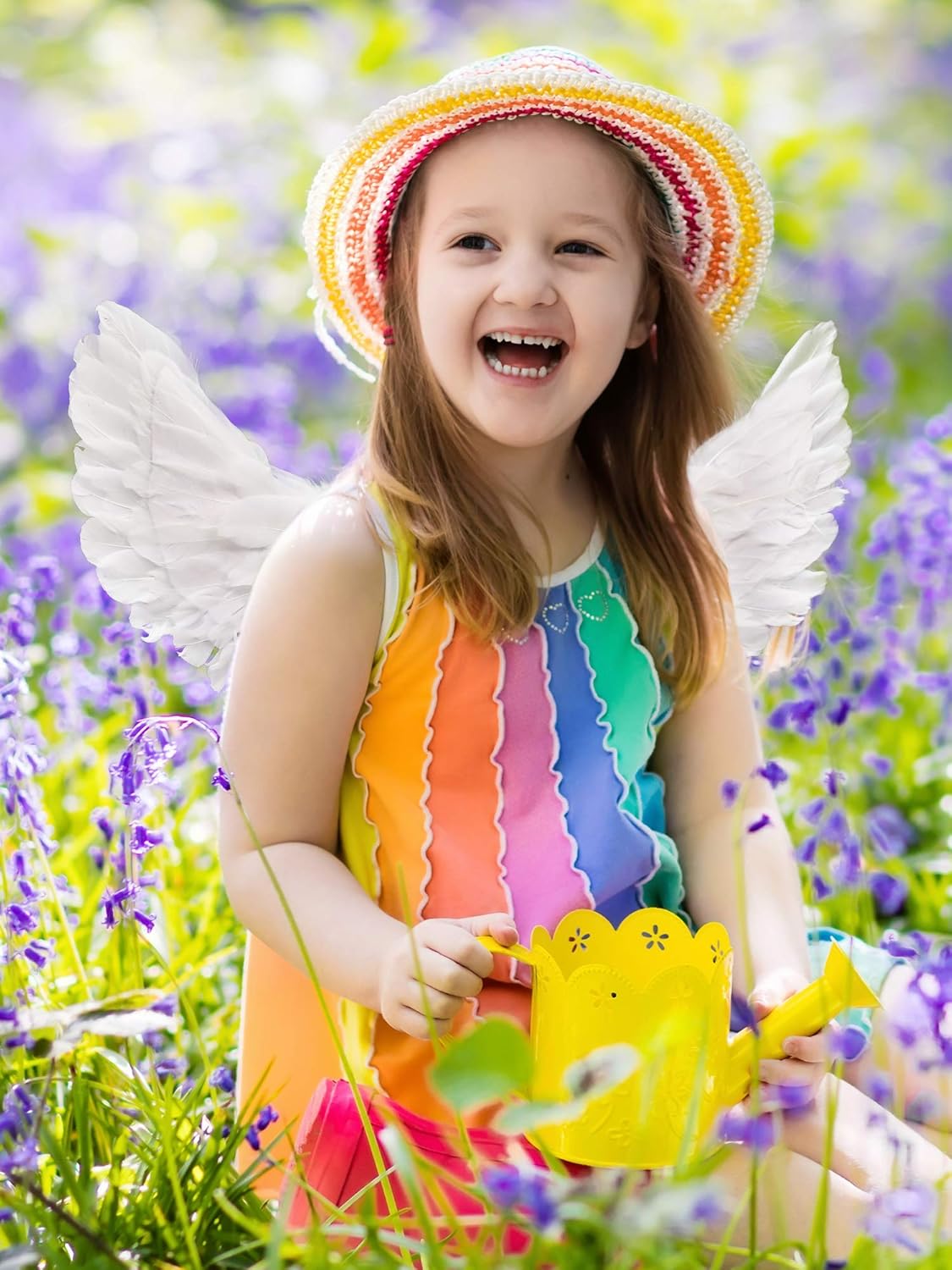 Disfraces de Alas de ángel con alas blanco talla única