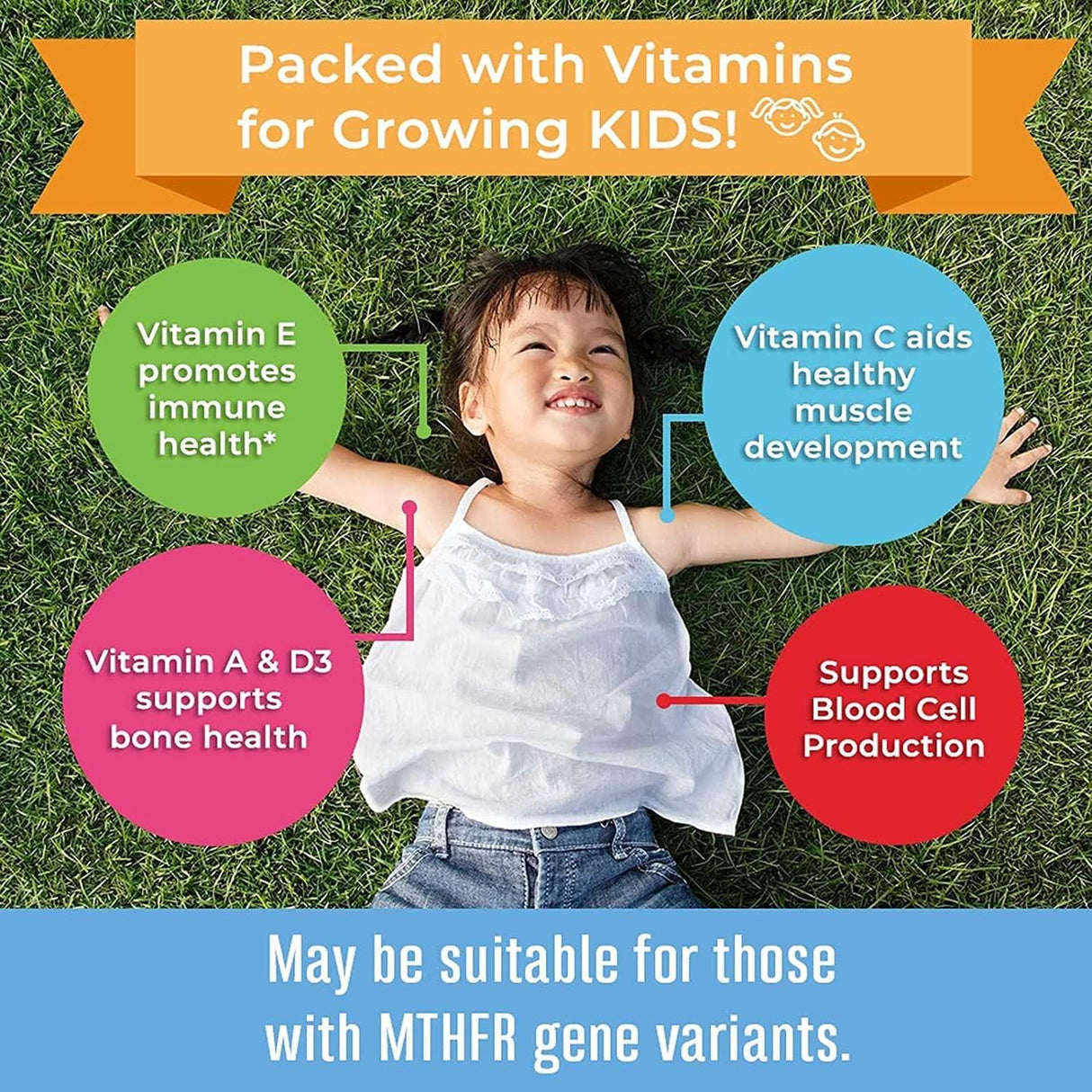 Suplementos Alimenticios multivitamínicas para niños