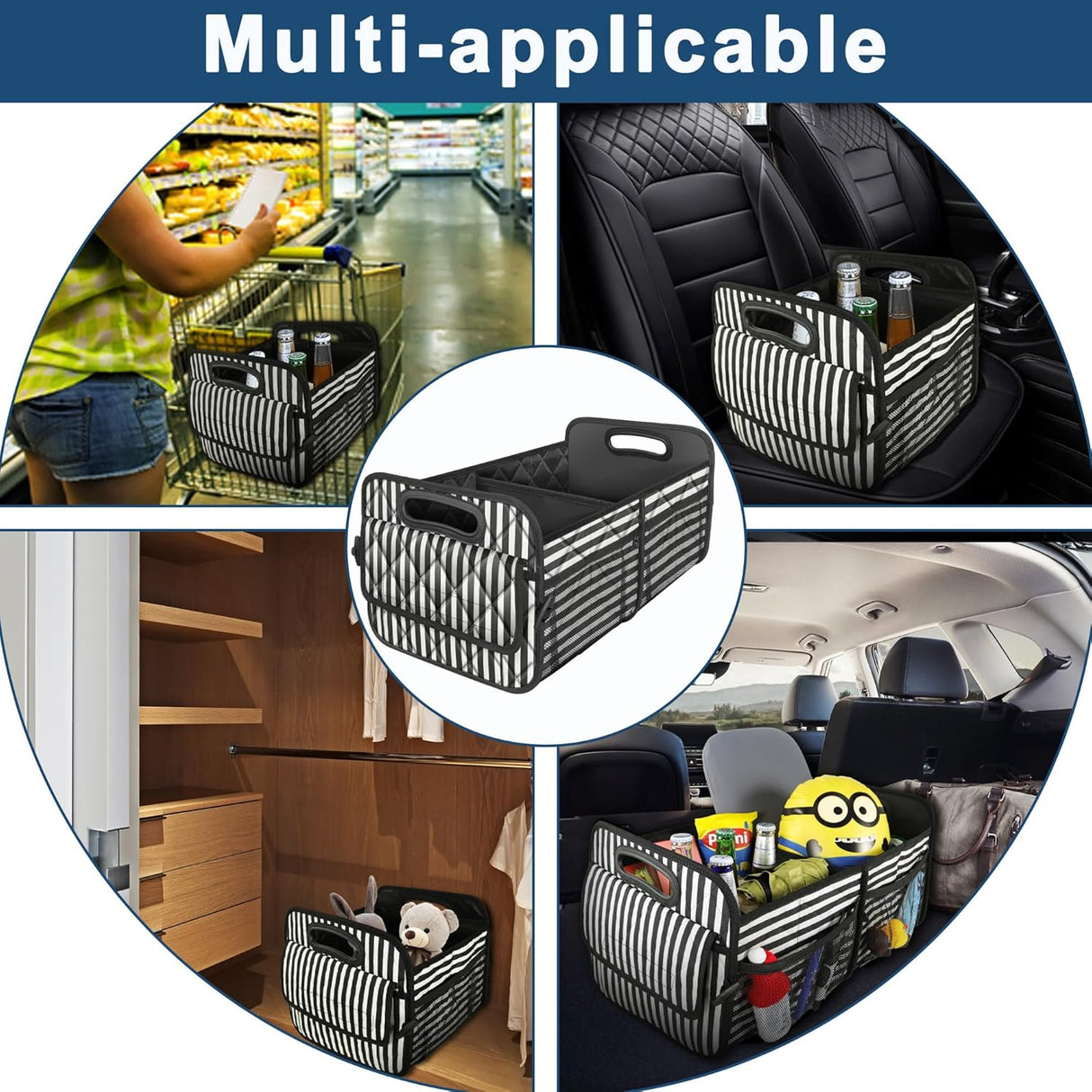 Organizador de Maletero Deosk, 6 Bolsillos, Impermeable, SUV