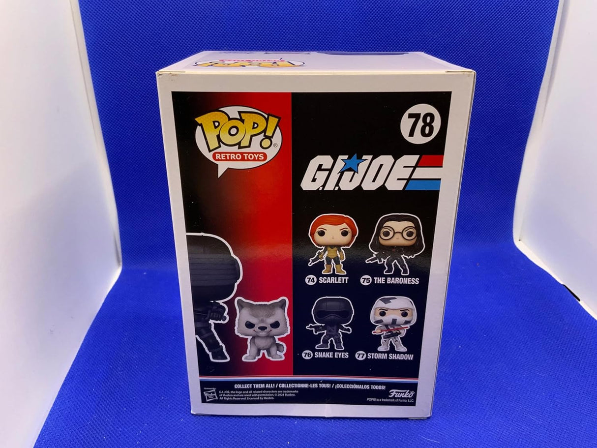 Funko Pop! G.I. Joe Snake Eyes con Timber #78 Exclusivo Funko