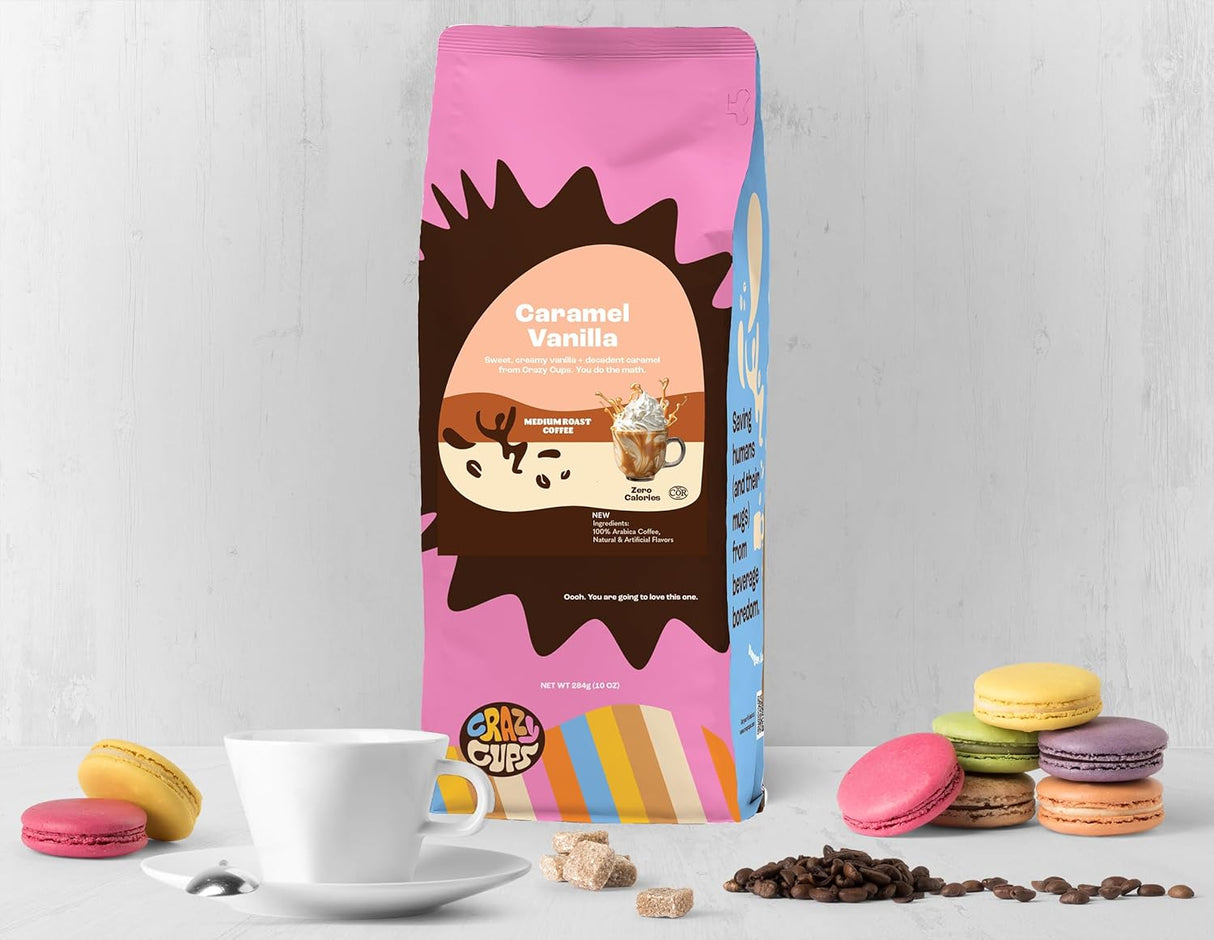 Café Molido Saborizado Crazy Cups, Pack Variedad 3, 10 oz