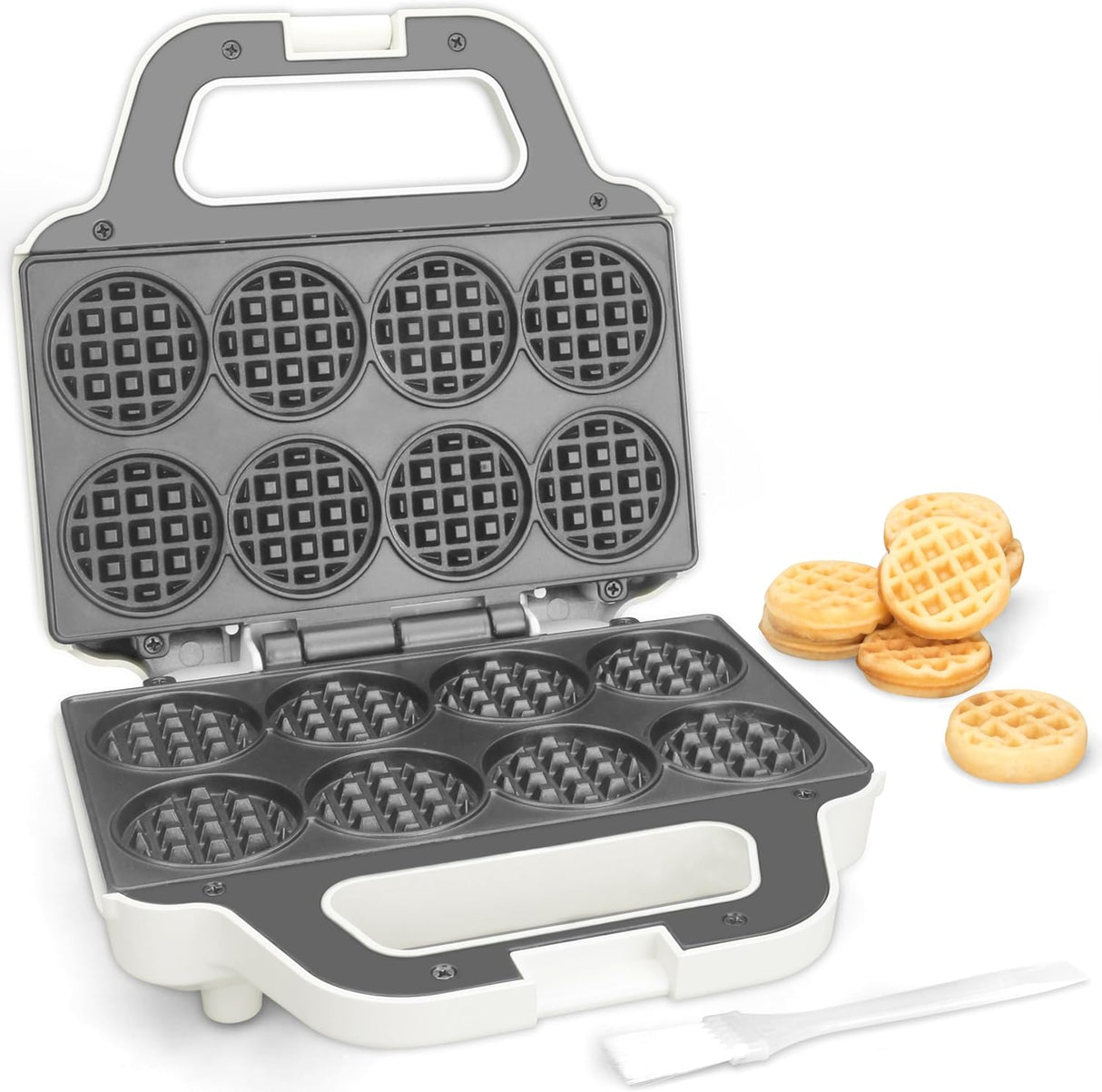 Mini Waffle Maker, Compact, Antiadherente, Modelo para Niños