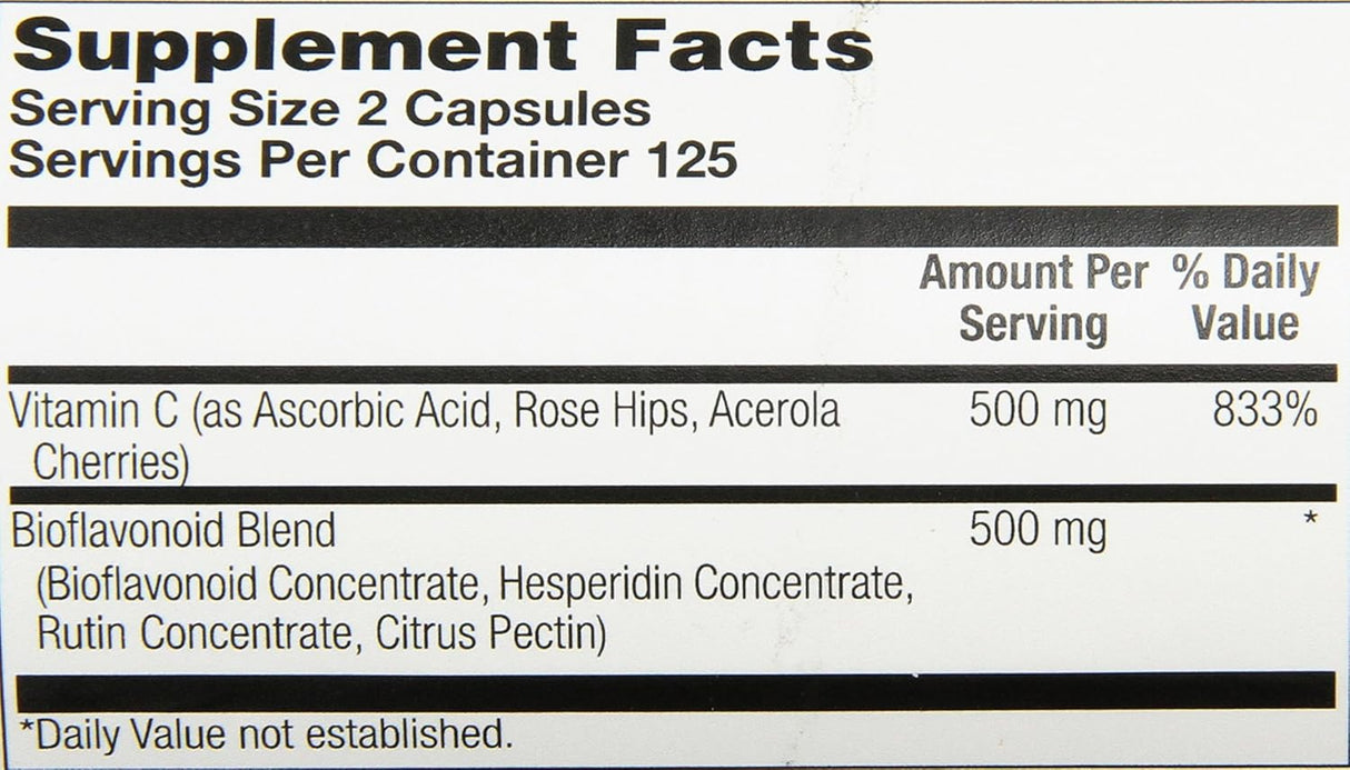 Suplemento C Super Bio-Plex 250 unidades Solaray