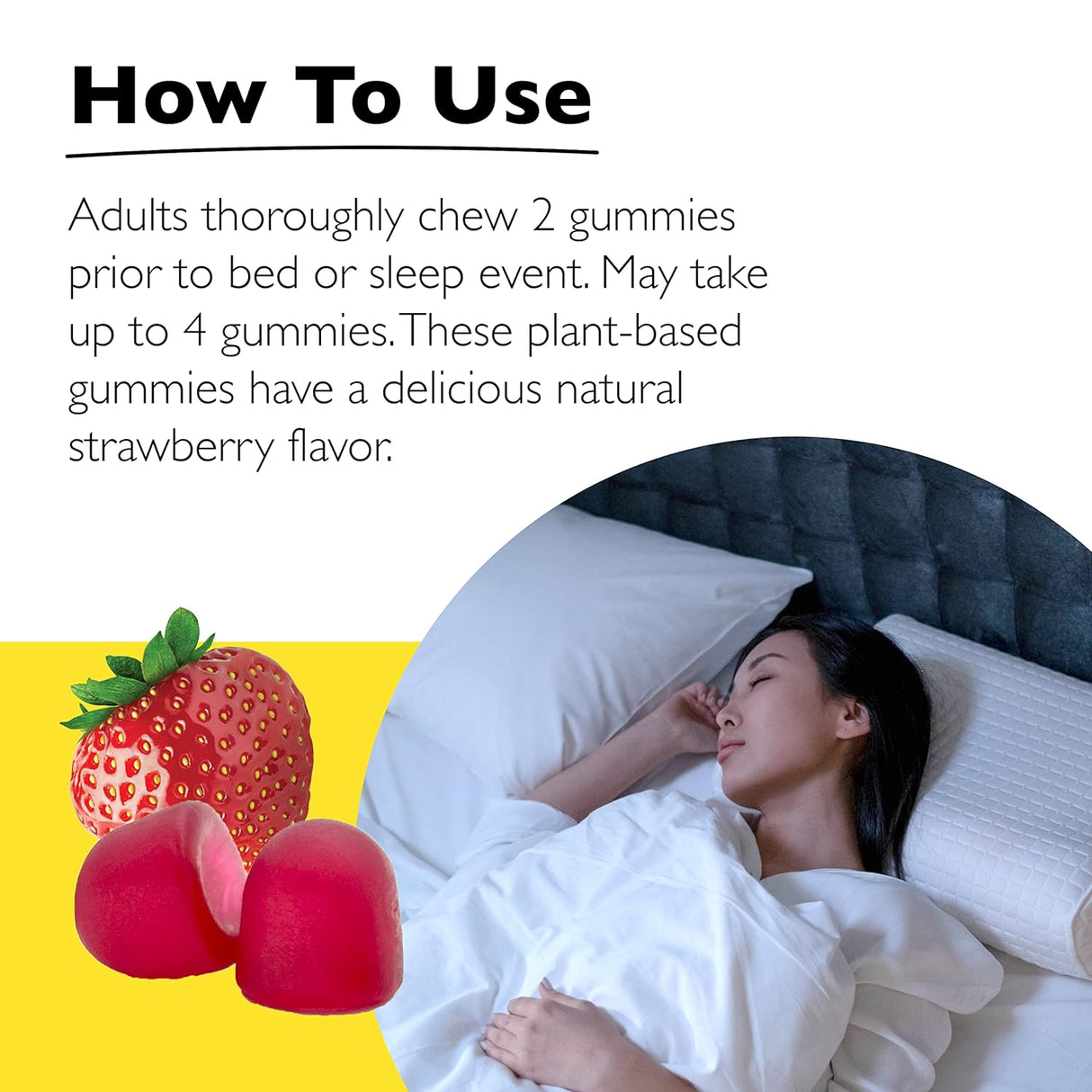 Bach RESCUE PLUS - Gomitas para dormir, sabor de fresa