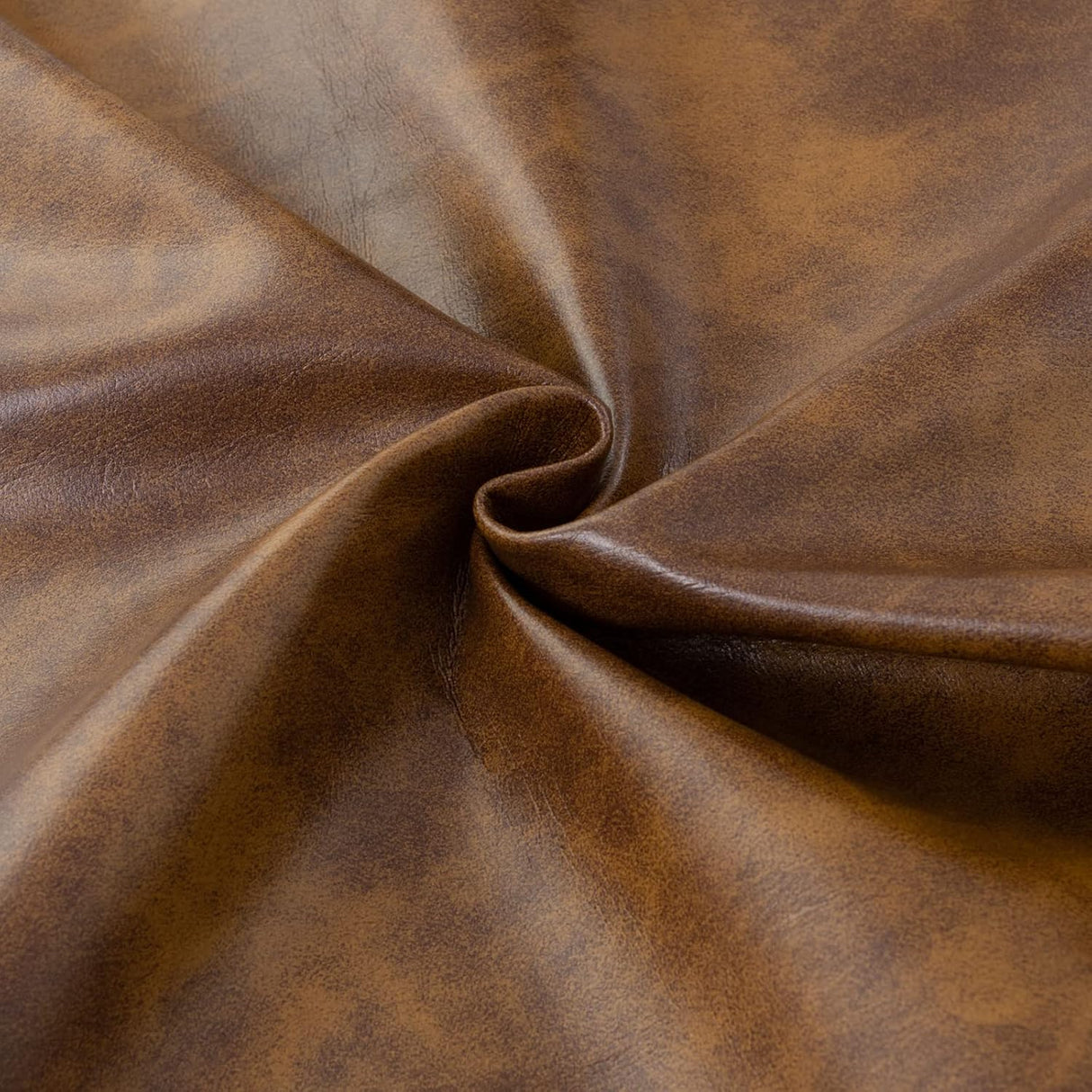 Taburete de Maquillaje de Cuero Sintético, Estilo Mid-Century