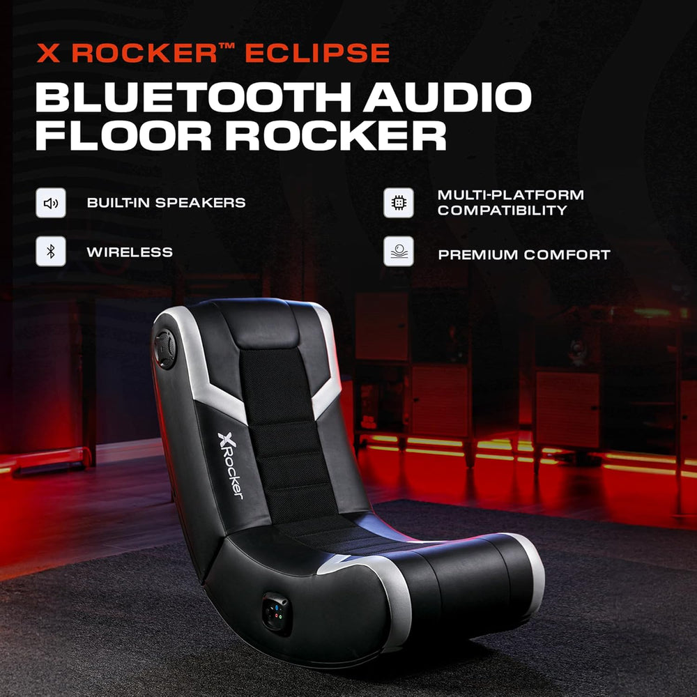 Silla Gamer mecedora con altavoces Bluetooth X Rocker