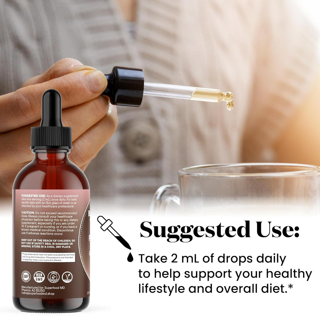 Suplemento limpiador Wormwood Black Walnut 6 oz PAU D'Arco