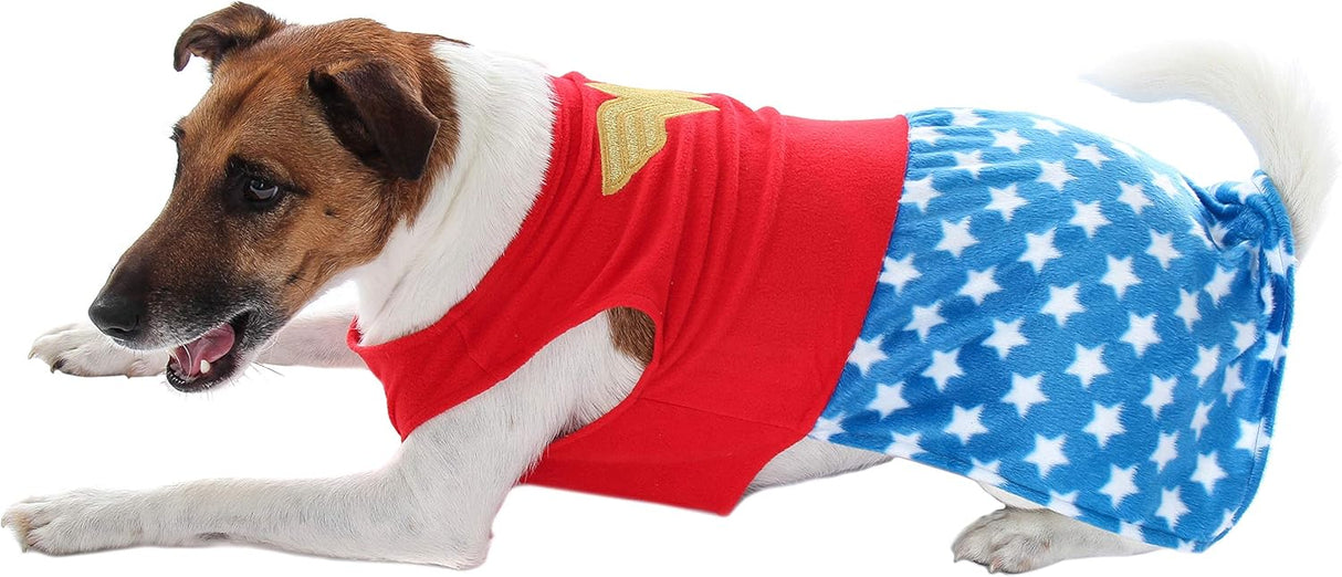 Disfraz para perro de superhéroe con capucha para hombre, Multi